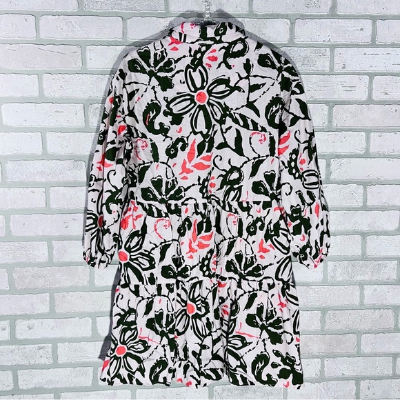 Maeve by Anthropologie Bentina Floral Shirt Mini Dress Size S - Picture 6 of 11